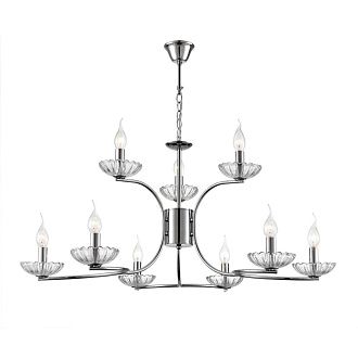 Люстра *62*63,5- см, 9*E14*40W, Lumion Lolina LUM8155/9, хром
