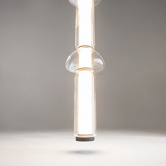 Подвесной светильник 98*16*39,5*137,5 см, LED*39W, 3000 К, Cosmo MOD210PL-L39B3K Maytoni, Черный