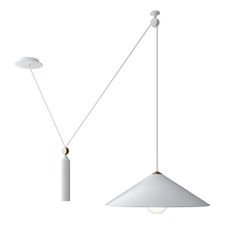 Светильник подвесной Maytoni Peso P080PL-01W, белый