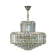 Люстра подвесная *47*35 см, 8*E14*40W, Arti Lampadari Ovada Ovada E 1.5.50.100 N, Матовый никель