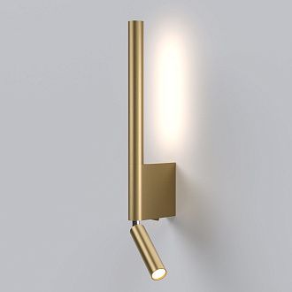 Бра 45 см, 13W, 4000K, Elektrostandard Sarca 40111/LED, латунь