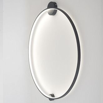 Настенный светильник 91 см, 35W, 3000-6000K, Crystal Lux REAL AP35W LED BLACK, черный