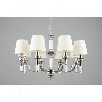 Подвесная люстра 80*70-145 см, 8*E14, 40W, Aployt Patricia APL.716.03.08, хром