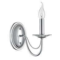 Бра 13**-29 см, 1*E14*40W, Lumion INCANTO 8034/1W, хром, прозрачный
