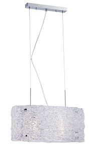 Люстра подвесная 50*16*96 см, *E14*W, Lucia Tucci Rumba RUMBA 1054.2 chrome, прозрачный