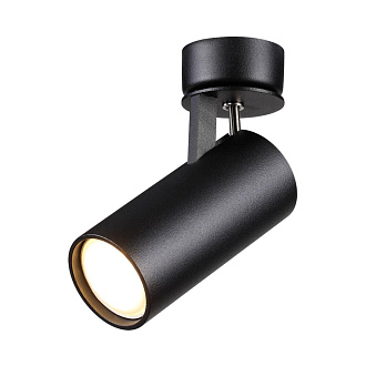 Светильник 12*5,5 см, GU10 50W, Odeon Light Corse 3872/1C черный