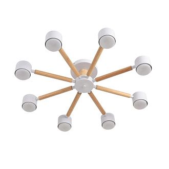 Люстра 72*15-15 см, 8*GX53 LED*7W, Lumion Vudi LUM8306/8C, белый; бежевый