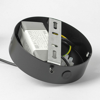 Линейно-подвесной светильник 120*10*170 см, 1*LED*25W 4000K черный Lussole Bradford LSP-7154