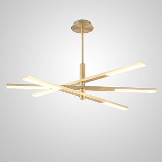 Люстра на штанге ORTON на 3 D96 Gold 16*23*23 см, 6*LED*6W, ImperiumLoft 241024-26, Золотистый