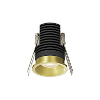 Светильник 4 см, 7W, 4000K, Maytoni Mini DL059-7W4K-BS, латунь, вр 3,5 см