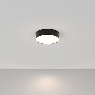 Накладной светильник 22*22*6 см, LED, 24W, 4000К, Maytoni Technical Zon C032CL-24W4K-RD-B черный
