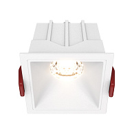 Светильник 7 см, 10W, 3000K, Technical DL043-01-10W3K-D-SQ-W, белый, 36°, Dim, Triac, вр 5,5*5,5 см