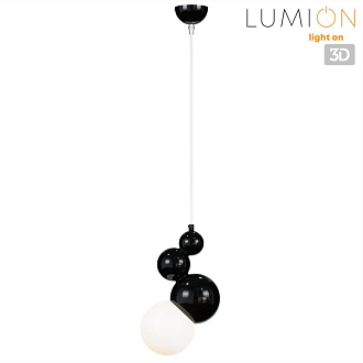 Подвес 13*19*120 см, 1*E27 Lumion Blasen 6566/1A черный