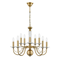 Люстра подвесная 63*90 см, 10*E14 Lumion Incanto 8033/10 медь