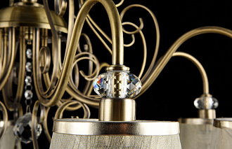 Люстра потолочная/подвесная Диаметр 81,2 см Freya FR2405-PL-08-BZ Бронза