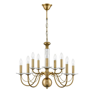 Люстра подвесная 63*90 см, 10*E14 Lumion Incanto 8033/10 медь