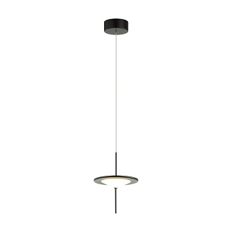 Светодиодный светильник 18 см, 10W, 3000K, Odeon Light Steka 5012/10L, черный