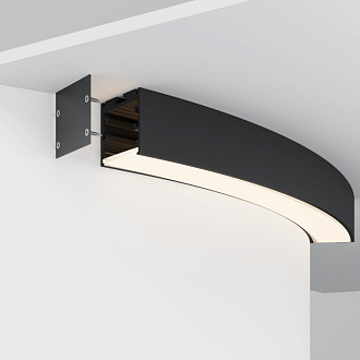 Радиусный профиль ALM-3535R-B-D-45°-0.8M 3,5*3,5*32,79 см, Maytoni Led Strip черный