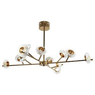 Люстра 80*80*54 см, 12*LED*60W, 4000K Gerhort G31128/12AB, Античная бронза