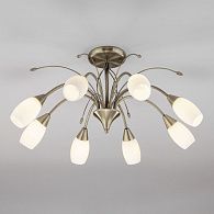 Потолочная люстра 70 см Eurosvet Ginevra 30280/8 античная бронза