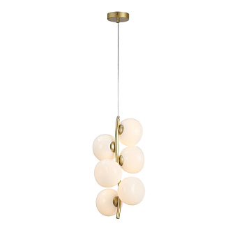 Светильник  подвесной SWEVEN 6*G9 LED*5W 4000K ST LUCE SL1519.303.06 латунь