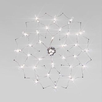 Подвесной светильник 82*82*60-120 см, LED*40W, 4000;3000;6000K, Bogate's Tense 443/1, хром, a069357
