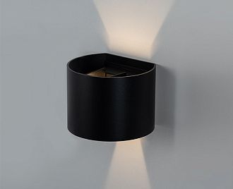 Уличный настенный светодиодный светильник Italline IT01-A310R black, 6W LED, 3000K, черный