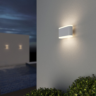 Cover белый уличный настенный светодиодный светильник 1505 TECHNO LED Elektrostandard