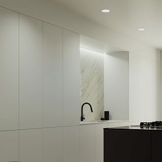 Светильник встраиваемый 10,5*5,8 см, вр 8,5 см, *LED*10W, 2700-4000K, Mantra Yucatan MAN8849, белый