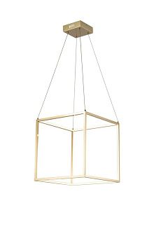Люстра 45*45*120 см, 12 лент.*LED*55W, K, Lucia Tucci Exo EXO 3350.440 gold, золотой