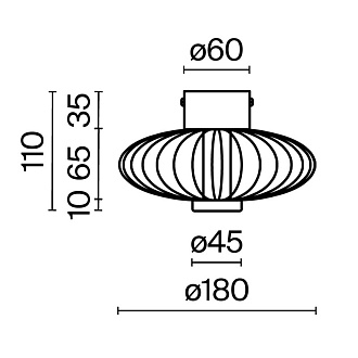 Бра 18*18*18 см, LED, 3W, 3000К, Maytoni Amulet MOD555WL-L3G3K золотой