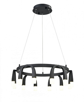 Подвесной светильник  65*120 см, 12*LED черный Vele Luce Negro VL7102P12