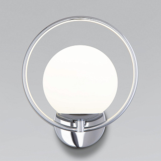 Настенный светильник с плафоном Eurosvet Ringo 50289 хром