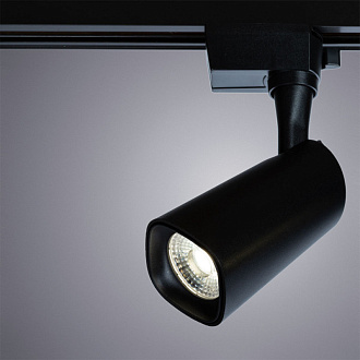 Трековый светодиодный светильник Arte Lamp Barut A4562PL-1BK, 18W LED, 4000K, черный