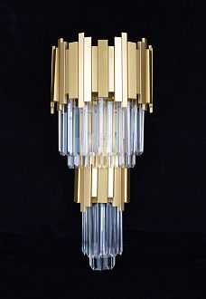 Бра L175 x W300 x H640, мм, 5*40W (200W), BRS CP+CL(Латунь) NewRgy W5201A/5A BRS CP