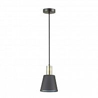 Подвесной светильник Lumion Marcus 3638/1, черный, диаметр 14 см