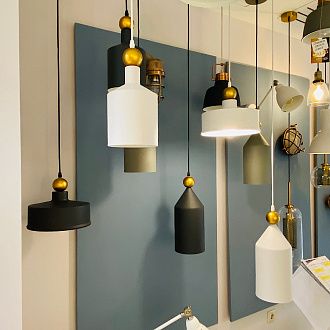Подвесной светильник Odeon Light Bolli 4086/1 серый, диаметр 15 см
