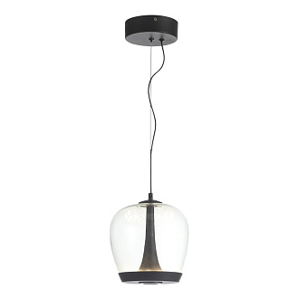 Подвесной светильник 20*200 см, LED, 17W,  3000К, ST-Luce Ripple SL6014.423.01 черный