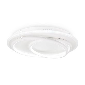 Светильник *40*-10 см, *LED*85W, 3000-7000K, Freya Спираль/Spiral FR6089CL-L120W, Белый