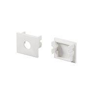 Комплект заглушек (для профиля 26×30) 2 шт., ALM-2630-EC 642053, 1*2*1 см, Maytoni Led Strip 642053, Белый