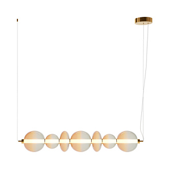 Подвесной светильник 117,5*20*325 см, LED, 40W, 3000К, Maytoni Futuro MOD307PL-L40BS3K латунный