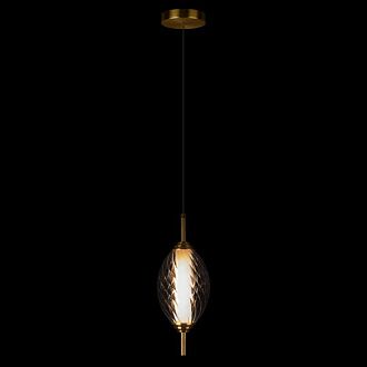Подвесной светильник *12*-27,5 см, 1*LED*30W, 4000K, LOFT IT Helix 10421/A Smoke, бронзовый