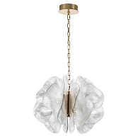 Люстра 60 см, LED*80W, 3500К, 5787lm Odeon Light Siama 5089/80L, под латунь