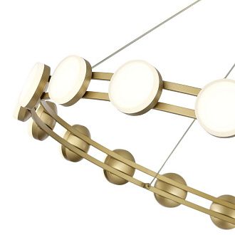 Подвесная люстра 80*120 см, 1*LED*40W, 4000K, ST-Luce Monro SL6610.203.20, золотой