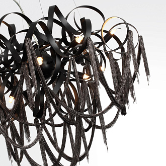 Люстра 70*70*192,6 см, 12 G9*40W, Odeon Light Chainy, черный 5067/12