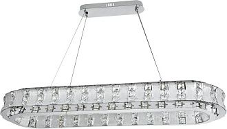 Люстра подвесная 120 см, 120W, 3000-6000K, Stilfort 4037/09/12PL, хром