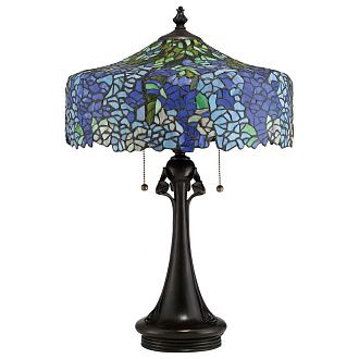 Настольная лампа Quoizel Tiffany, Арт. QZ-COBALT-TL
