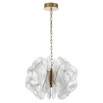 Люстра 60 см, LED*80W, 3500К, 5787lm Odeon Light Siama 5089/80L, под латунь