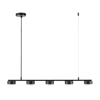 Светильник подвесной 8*80*80 см, 5*GX53 Lumion Torina 8117/5 черный