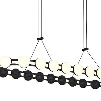 Подвесная люстра 110*42*120 см, 1*LED*50W, 4000K, ST-Luce Monro SL6610.403.26, черный